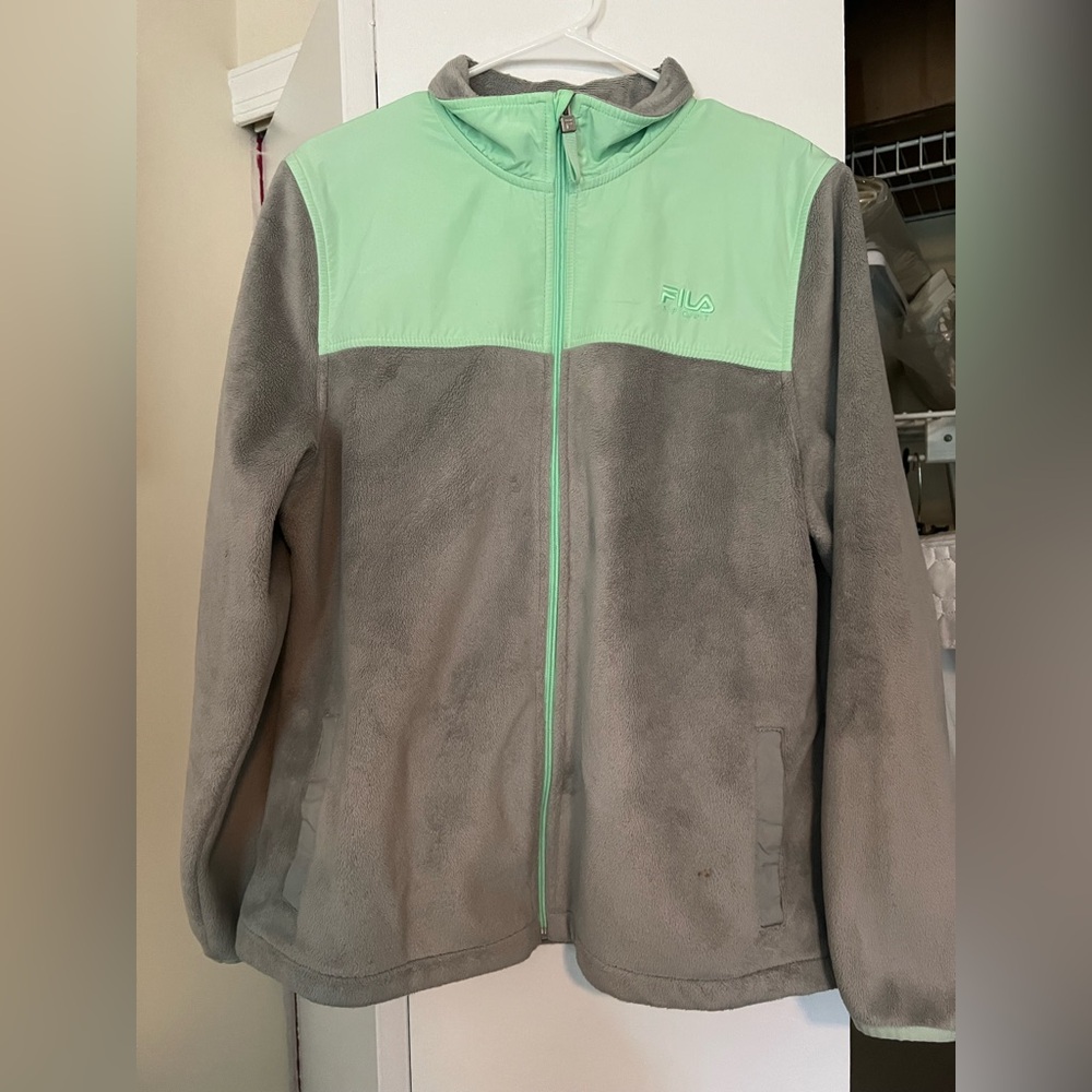 Fila Sport Light Green and Gray Jacket